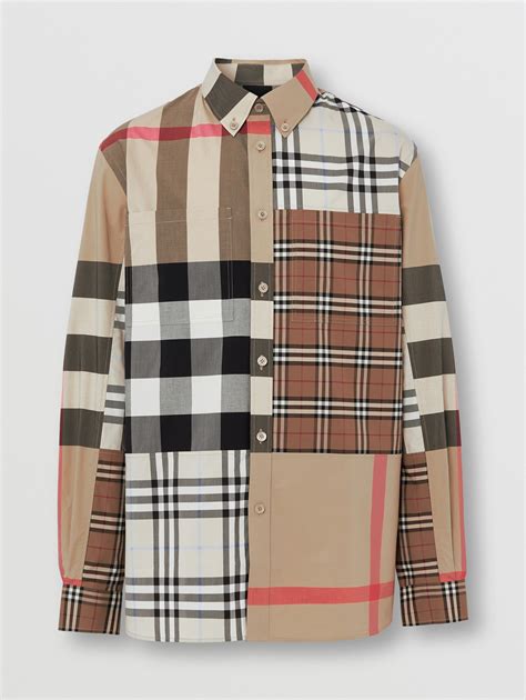 chemise burberry carreaux|Chemises de luxe pour homme .